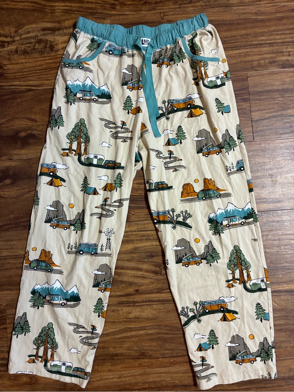 Lazy One Camping Print Pajama Pants